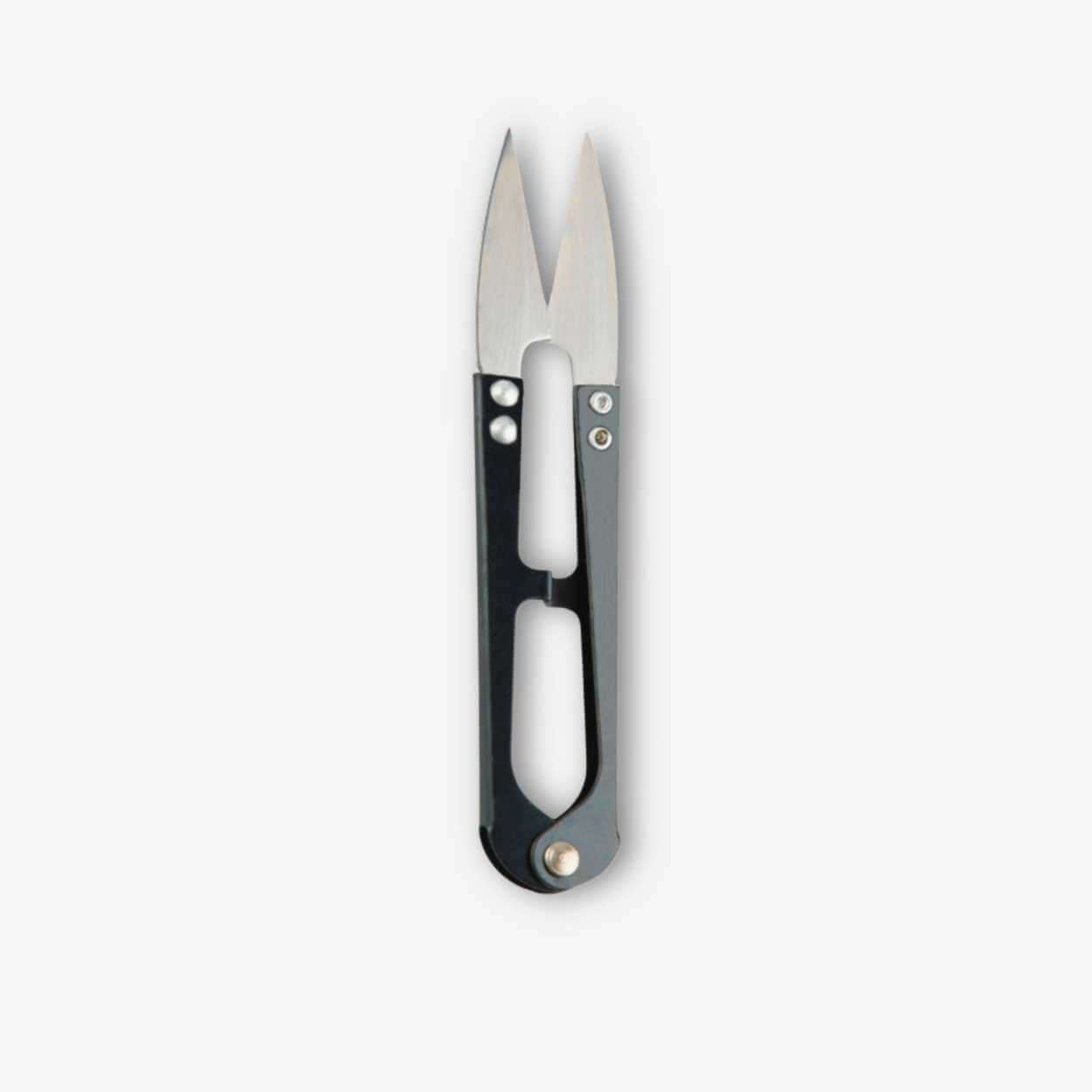 Compact pruning shears with black handle - ideal for trimming herbs and small plants..jpg