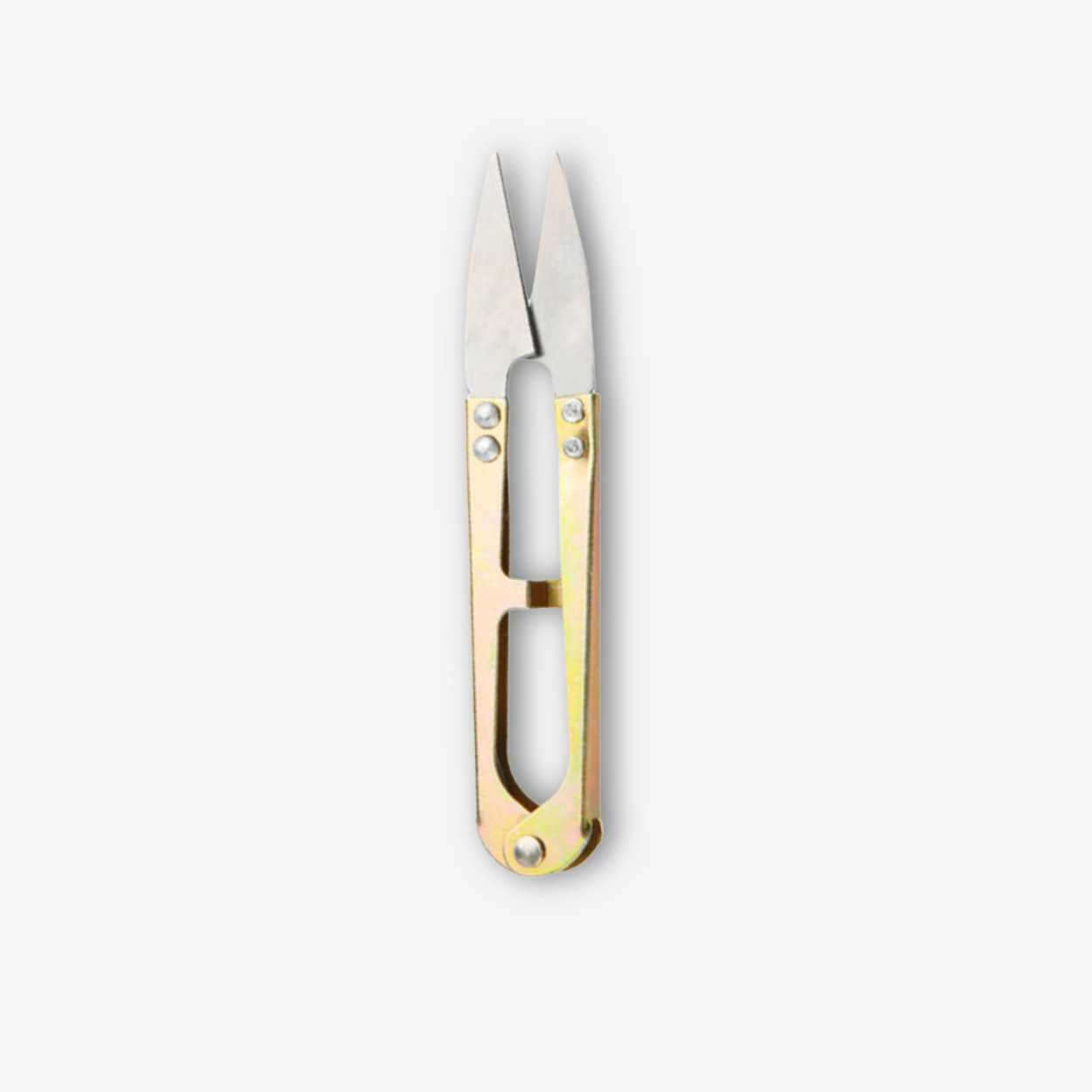 Gold-handled pruning shears for precise cutting - perfect for hydroponic setups and seedlings..jpg